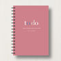 Personalised 'To Do' Lists Journal, thumbnail 10 of 10