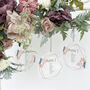 Hexagonal Acrylic Hanging Wedding Table Plan, thumbnail 1 of 12