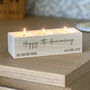 Personalised 5th Anniversary Candle Holder Wood Gift, thumbnail 3 of 5