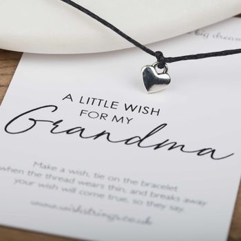 Little Wish 'Grandma' Heart Wish Bracelet, 2 of 3