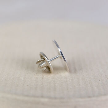 Sterling Silver Personalised Initial Tie Pin, 2 of 3
