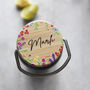 Personalised Floral Lid Metal Drinking Bottle For Her, thumbnail 2 of 12
