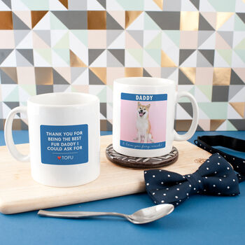 Personalised Pet Dad Photo And Message Mug, 4 of 5