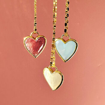 Love You Mum Gemstone Heart Necklace, 7 of 11