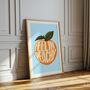 Feelin' Peachy Wall Art, Typography Wall Art Print, thumbnail 4 of 4