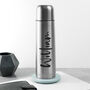Personalised Stainless Steel Thermos Flask, thumbnail 6 of 8