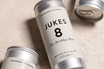Jukes8 Non Alcoholic Sparkling Rosé Case, 4 of 6