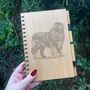 Personalised Leonberger Dog Engraved Notebook, thumbnail 1 of 4