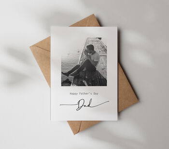 Happy Father's Day Custom Photo Print, 2 of 7