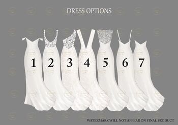 Personalised Wedding Couple Acrylic Plaque Gift, 4 of 10