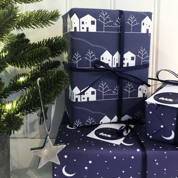 Winter Wonderland Mixed Christmas Wrapping Paper Set, 5 of 7