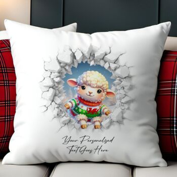 Personalised Christmas Wales Dragon And Welsh Sheep Break Through, 12 of 12