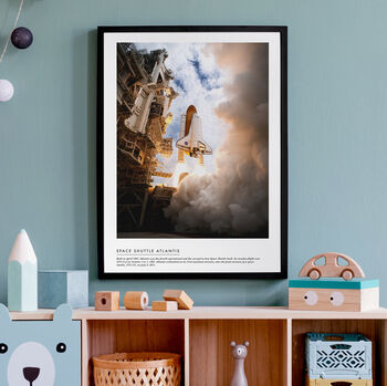 Space Rocket Launch Print, 4 of 8