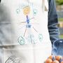 Personalised Child's Drawing Apron, thumbnail 5 of 9