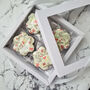 Floral Berries Biscuit Gift Box, Eight Pieces, thumbnail 7 of 10