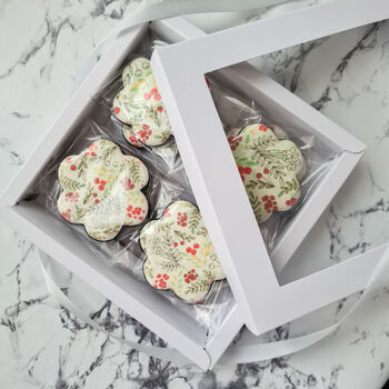Floral Berries Biscuit Gift Box, Eight Pieces, 7 of 10