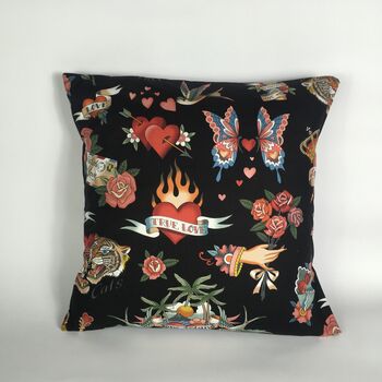Mexican Tattoo Cushion Cover, 3 of 6