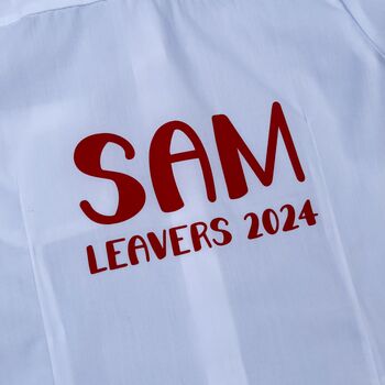 School Leavers 2024 Iron On Vinyl Shirt Decal, 2 of 3