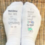 'So Gorgeous' Personalised Socks, thumbnail 1 of 3