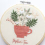 Positivi Tea Embroidery Kit, thumbnail 4 of 7