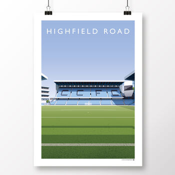 Coventry City Highfield Road West Stand Poster, 2 of 7