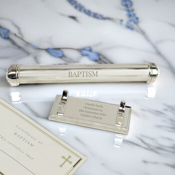 Silver Plated Certificate Holder, 4 of 6