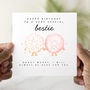 Donut Bestie Birthday Card, thumbnail 1 of 3
