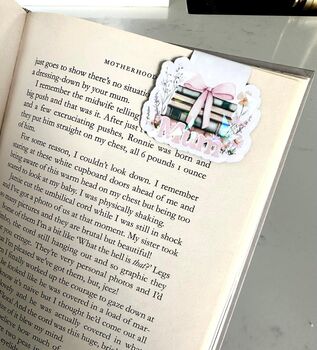 Personalised Mothers Day Gift Magnetic Bookmark, 5 of 5