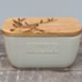 Stag White Butter Dish, thumbnail 4 of 5