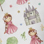 Princess Fairytale Gift Wrapping Paper Roll Or Folded, thumbnail 3 of 3
