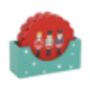 Christmas Nutcracker Coaster Set, thumbnail 2 of 4