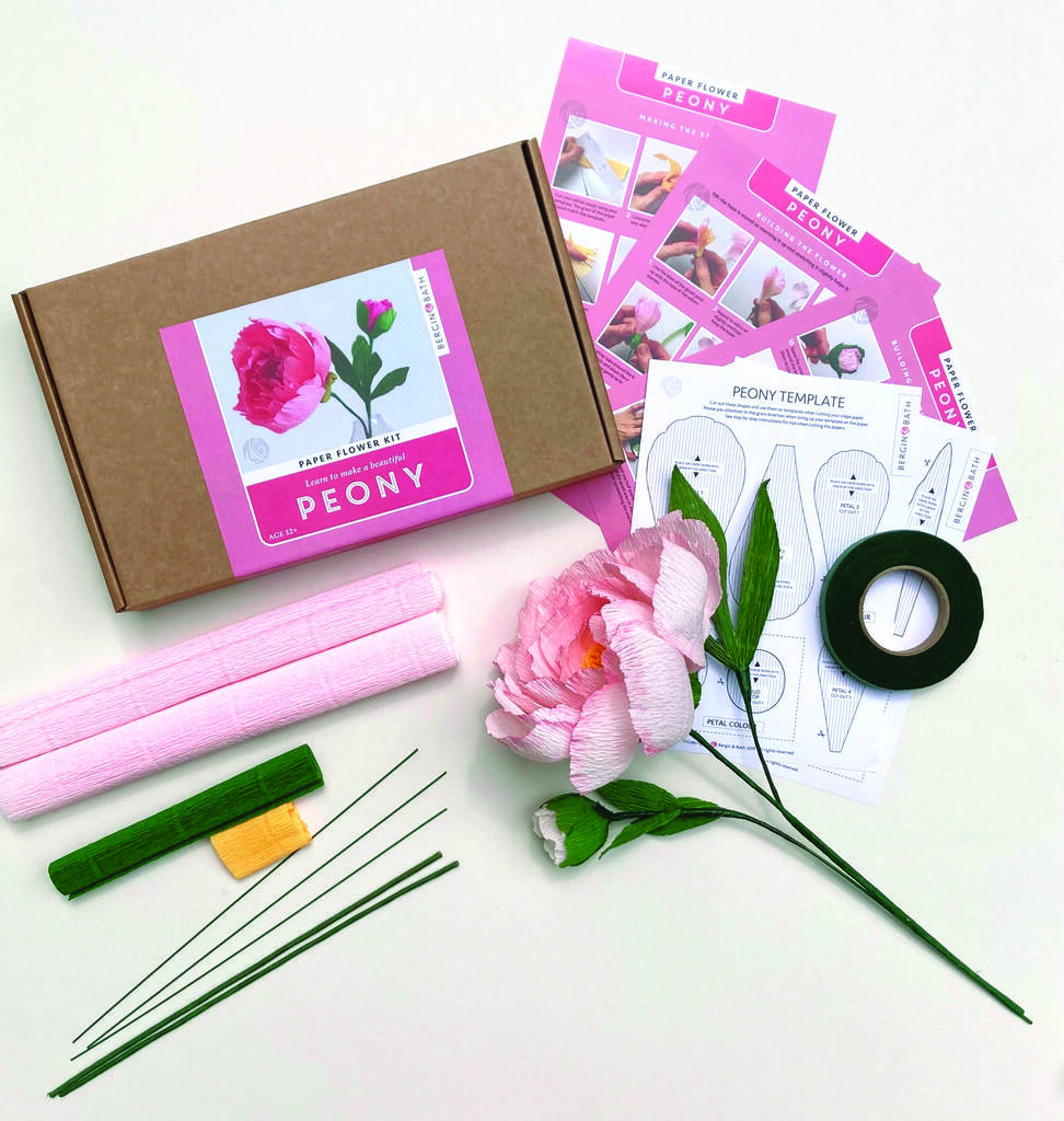 BerginandBath + Paper Flower Kit – Cosmos – Hand make your own  crepe paper flowers with this kit