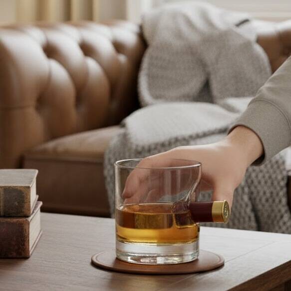 Personalised Shotgun Whisky Glass, 1 of 9