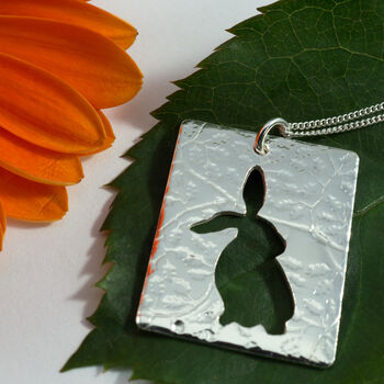 Sterling Silver Pet Silhouette Pendant, 6 of 7