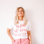 Wife Of The Party Hen Party T Shirt, thumbnail 1 of 3