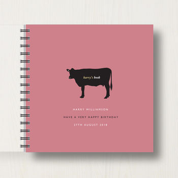 Personalised Cow Lover's Book Or Album, 11 of 11