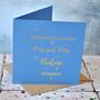 Personalised Gold Foiled Wedding Card, thumbnail 2 of 4