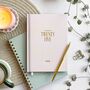 2025 Personalised Weekly Planner, Pink And Gold Foil, thumbnail 1 of 10