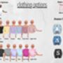 Personalised Auntie Hug Print – Gift From Niece, thumbnail 6 of 6