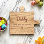 Personalised Name Wooden Coaster Fathers Day Keepsake Gift, thumbnail 1 of 5