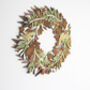 Autumn Leaf Hand Painted Multi Layered Wreath, Seasonal Wreath, thumbnail 3 of 6