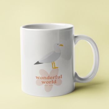 Seagull Personalised Bird Mug, 3 of 3
