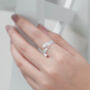 Sterling Silver Adjustable Feather Ring, thumbnail 1 of 5