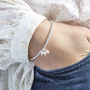 30th Birthday Pearl Charm Beaded Bracelet, thumbnail 2 of 9
