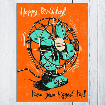 Your Biggest Fan Birthday Card, 2 of 2