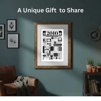 Personalised 16th Birthday Print: 2010 Year Gift, 5 of 8