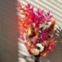 Tropical Vibe Dried Flower Posy With Jar, thumbnail 1 of 9