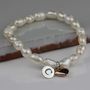 Personalised Children's Pearl And Heart Bracelet, thumbnail 4 of 9