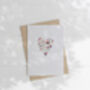 Floral Heart Valentine's Day Card, thumbnail 1 of 3