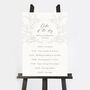 Elegant Floral Wedding Order Of The Day Sign, thumbnail 2 of 3
